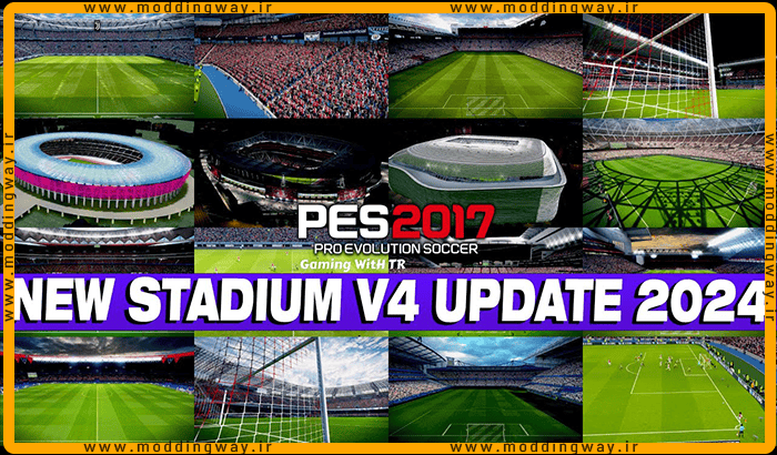استادیوم پک Season Update 2024 v4 برای PES 2017