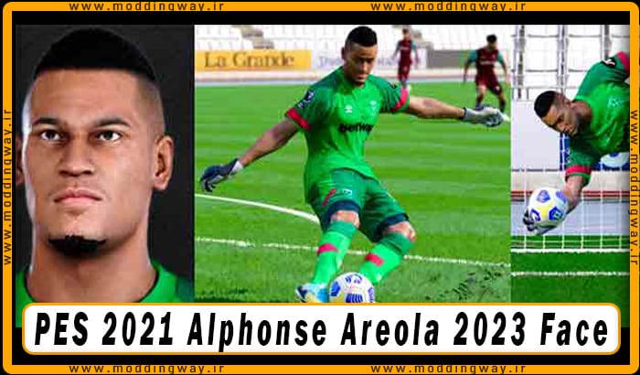 فیس Alphonse Areola برای PES 2021 - آپدیت 3 دی 1402