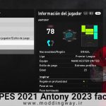 فیس Antony برای PES 2021 - آپدیت 13 آذر 1402