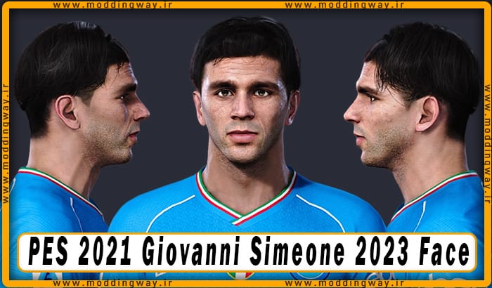 فیس Giovanni Simeone برای PES 2021 - آپدیت 7 دی 1402