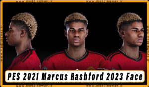 فیس Marcus Rashford برای PES 2021 - آپدیت 20 آذر 1402