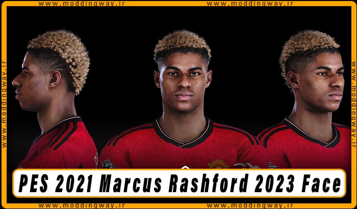 فیس Marcus Rashford برای PES 2021 - آپدیت 20 آذر 1402