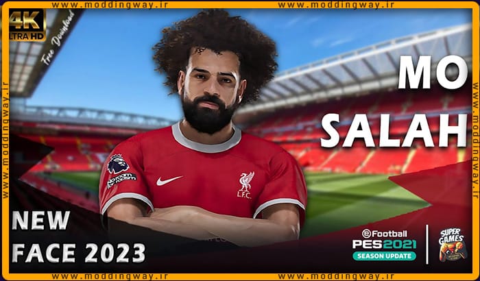 فیس Mohamed Salah برای PES 2021 - آپدیت 28 آذر 1402