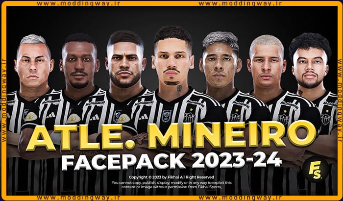 فیس پک Atletico Mineiro 23/24 برای PES 2021