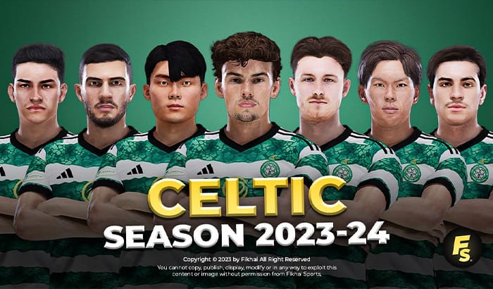 فیس پک Celtic FC 23/24 برای PES 2021
