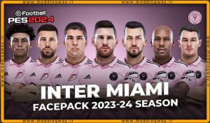 فیس پک Inter Miami CF 23/24 برای PES 2021