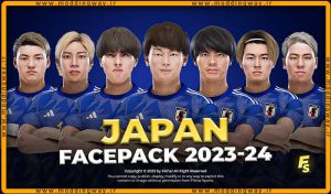 فیس پک Japan 23/24 برای PES 2021