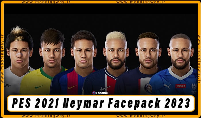 فیس پک Neymar برای PES 2021