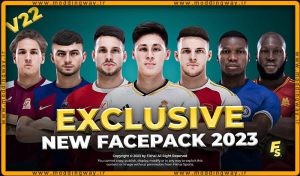 فیس پک New Facepack V22 Season 2023/24 برای PES 2021