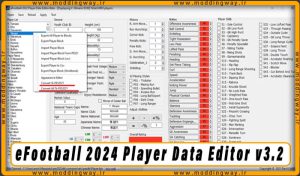 ادیتور Player Data Editor برای eFootball 2024