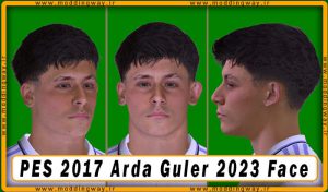فیس Arda Guler برای PES 2017 - آپدیت 16 دی 1402