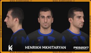 فیس Henrikh Mkhitaryan برای PES 2017 - آپدیت 10 بهمن 1402