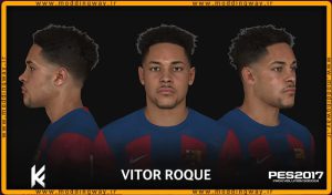 فیس Vitor Roque برای PES 2017 