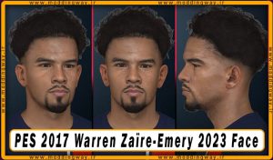 فیس Warren Zaïre-Emery برای PES 2017