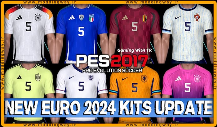 کیت پک Euro 2024 برای PES 2017
