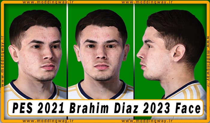 فیس Brahim Diaz برای PES 2021 - آپدیت 20 دی 1402