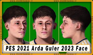 فیس Arda Guler برای PES 2021 - آپدیت 19 دی 1402