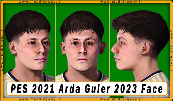 فیس Arda Guler برای PES 2021 - آپدیت 19 دی 1402