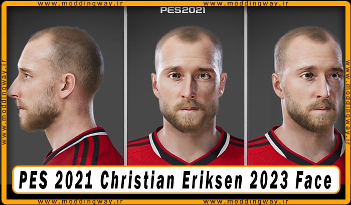 فیس Christian Eriksen برای PES 2021 - آپدیت 8 بهمن ماه 1402