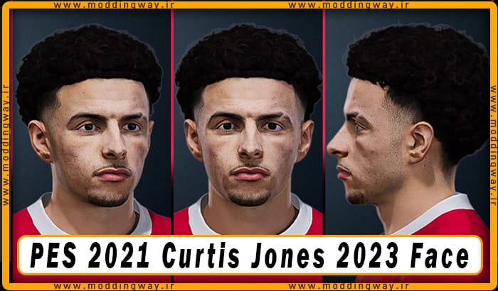 فیس Curtis Jones برای PES 2021 - آپدیت 8 بهمن 1402