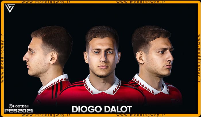 فیس Diogo Dalot برای PES 2021