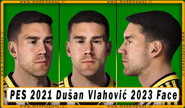 فیس Dušan Vlahović برای PES 2021 - آپدیت 29 دی 1402