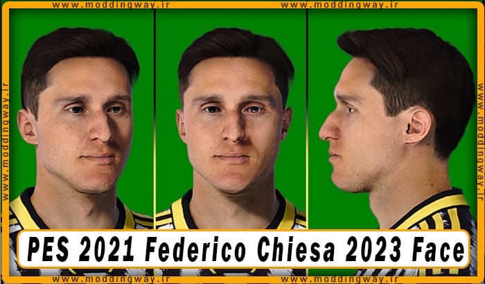 فیس Federico Chiesa برای PES 2021 - آپدیت 23 دی 1402