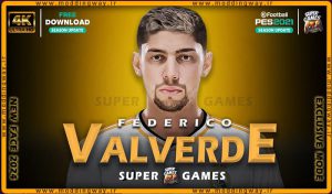فیس Federico Valverde برای PES 2021 - آپدیت 8 بهمن 1402