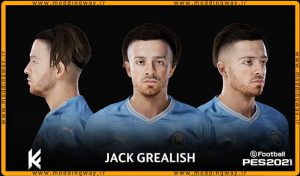 فیس Jack Grealish برای PES 2021 - آپدیت 16 دی 1402