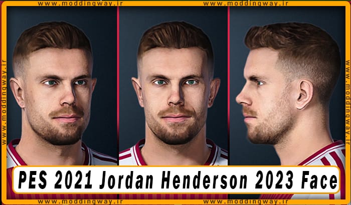 فیس Jordan Henderson برای PES 2021 - آپدیت 6 بهمن 1402