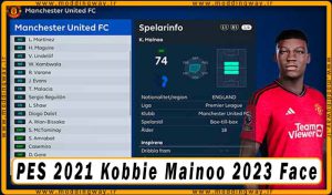 فیس Kobbie Mainoo برای PES 2021