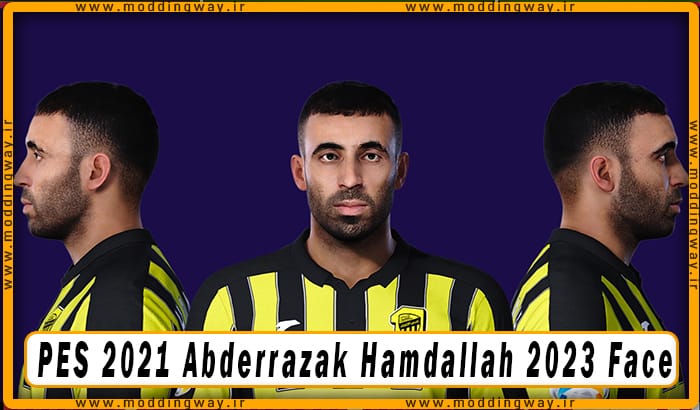 فیس Abderrazak Hamdallah برای PES 2021