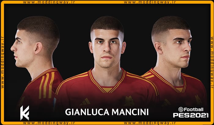 فیس Gianluca Mancini برای PES 2021 - آپدیت 2 بهمن 1402