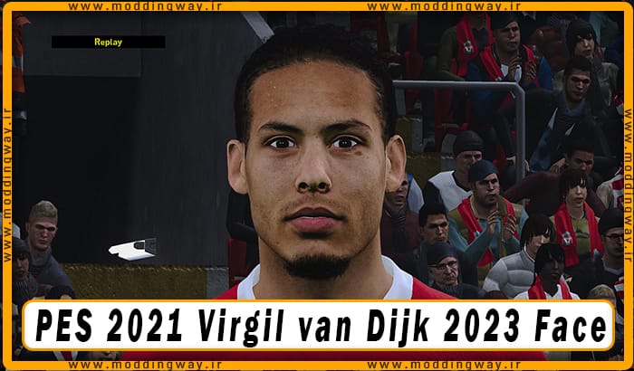 فیس Virgil van Dijk برای PES 2021 - آپدیت 7 بهمن 1402