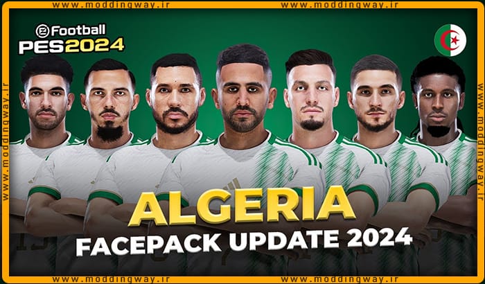 فیس پک Algeria 2024 برای PES 2021