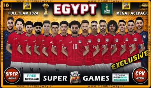 فیس پک Egypt 2024 برای PES 2021