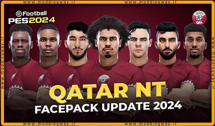 فیس پک Qatar برای PES 2021