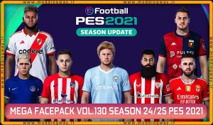 فیس پک new season 23/24 v130 برای PES 2021