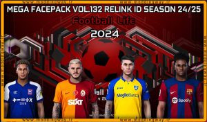 فیس پک new season 23/24 v132 برای PES 2021