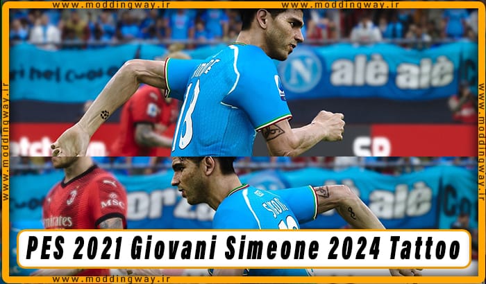 تتو Giovani Simeone برای PES 2021