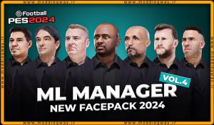 فیس پک New Facepack ML Manager V4 برای PES 2021
