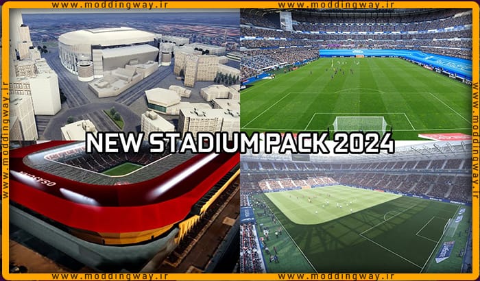 استادیوم پک Update Stadium Pack 2024 برای PES 2021