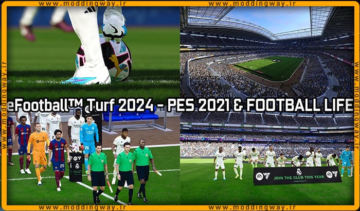 ماد چمن eFootball Turf Update 2024 برای PES 2021
