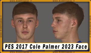 فیس Cole Palmer برای PES 2017 - آپدیت 15 بهمن 1402