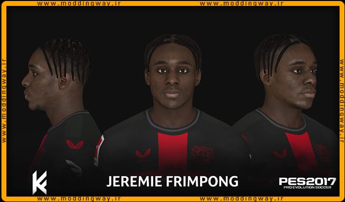 فیس Jeremie Frimpong برای PES 2017 