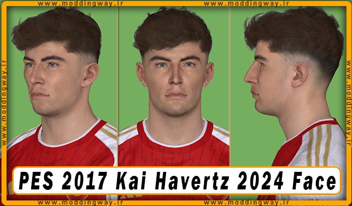 فیس Kai Havertz برای PES 2017 - آپدیت 3 اسفند 1402