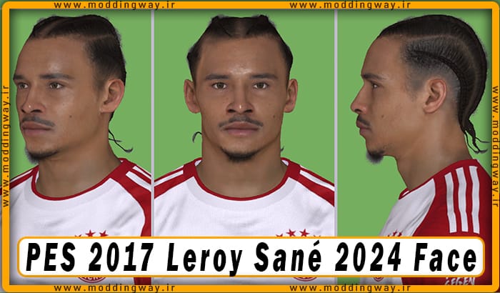فیس Leroy Sané برای PES 2017 - آپدیت 9 اسفند 1402