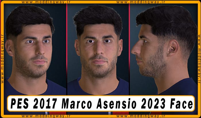 فیس Marco Asensio برای PES 2017 - آپدیت 15 بهمن 1402