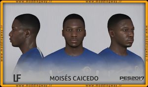 فیس Moisés Caicedo برای PES 2017