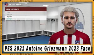 فیس Antoine Griezmann برای PES 2021 - آپدیت 13 بهمن 1402